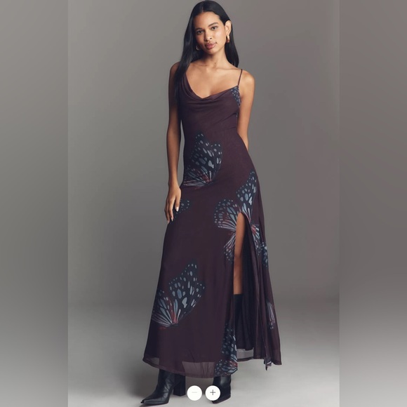 Anthropologie Dresses & Skirts - Anthropologie SÆMDI Sleeveless Cowl-Neck Mesh Maxi Dress, NWT